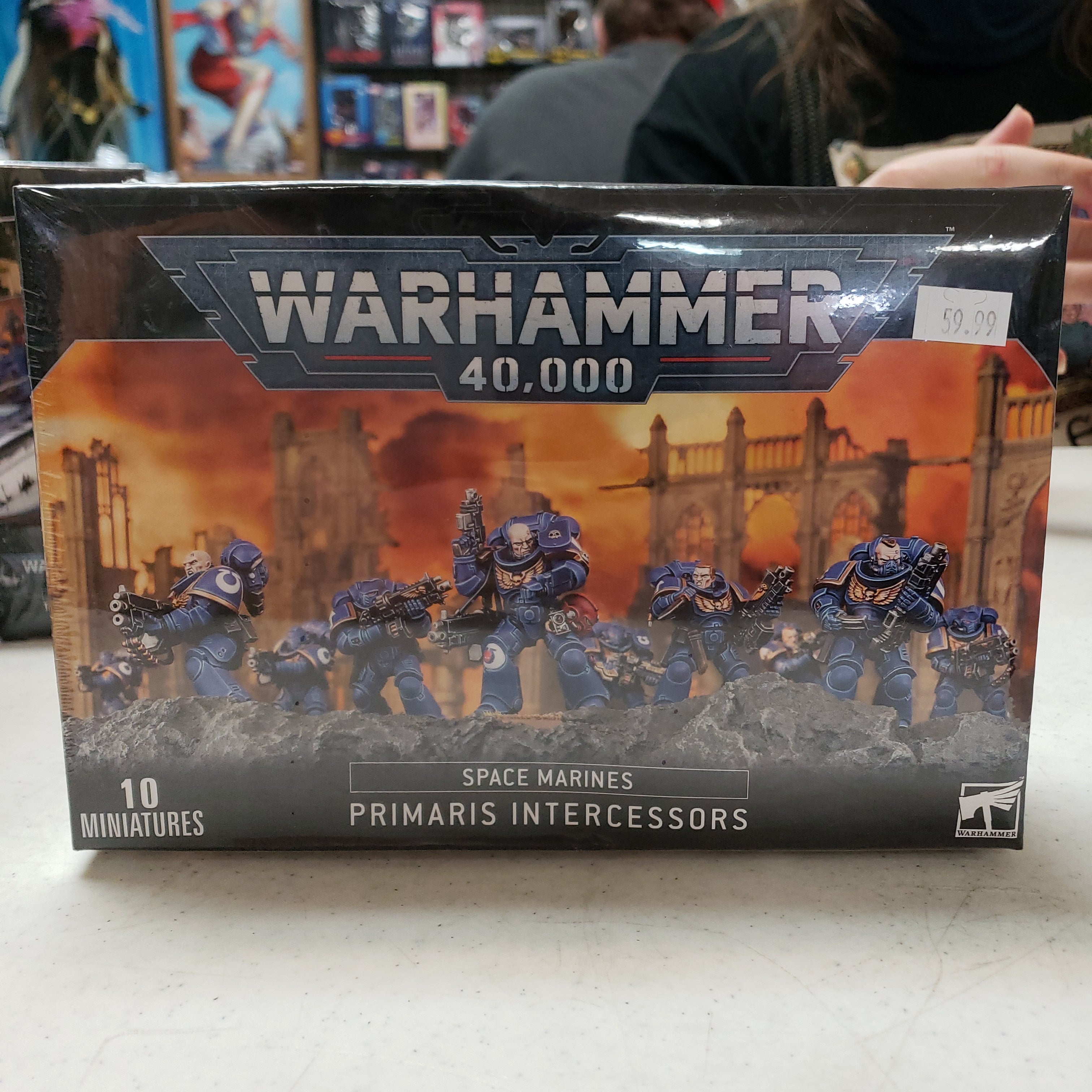 Warhammer 40000 - Space Marines Primaris Intercessors - Figurines Games Workshop à Assembler