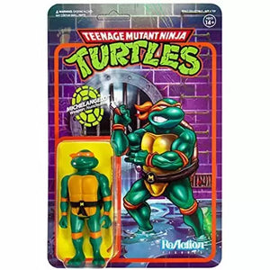 TMNT MICHELANGELO SUPER7 AF WITH NUNCHUKUS