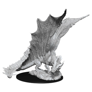 DUNGEONS AND DRAGONS: NOLZUR'S MARVELOUS UNPAINTED MINIATURES -W11-YOUNG GOLD DRAGON