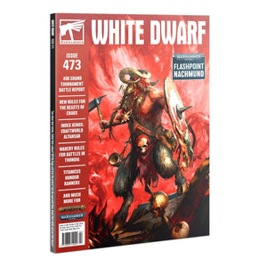 WARHAMMER WHITE DWARF ISSUES (#468, 469, 470, 471, 473, 474, 476)