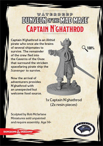 DUNGEONS AND DRAGONS: COLLECTOR SERIES - DUNGEON OF THE MAD MAGE - CAPTAIN N'GHATHROD