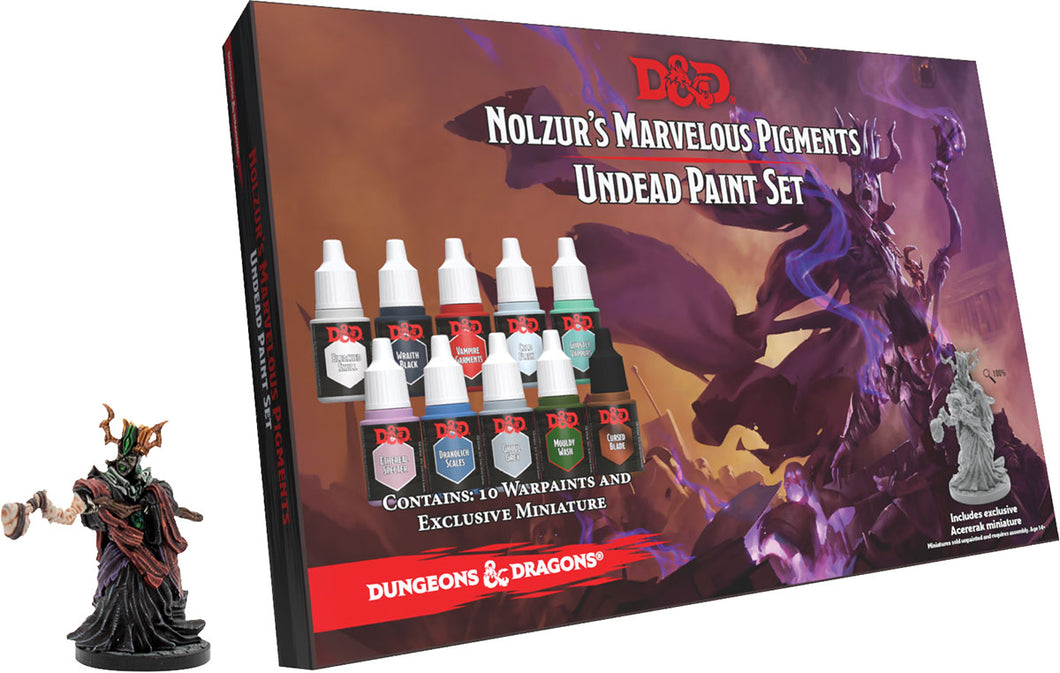 Dungeons & Dragons Nolzur`s Marvelous Pigments: Undead Paint Set