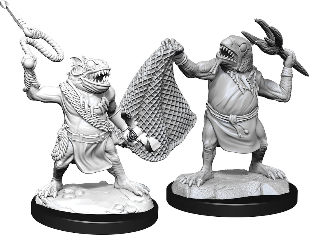 Dungeons & Dragons Nolzur`s Marvelous Unpainted Miniatures: W14 Kuo-Toa & Kuo-Toa Whip
