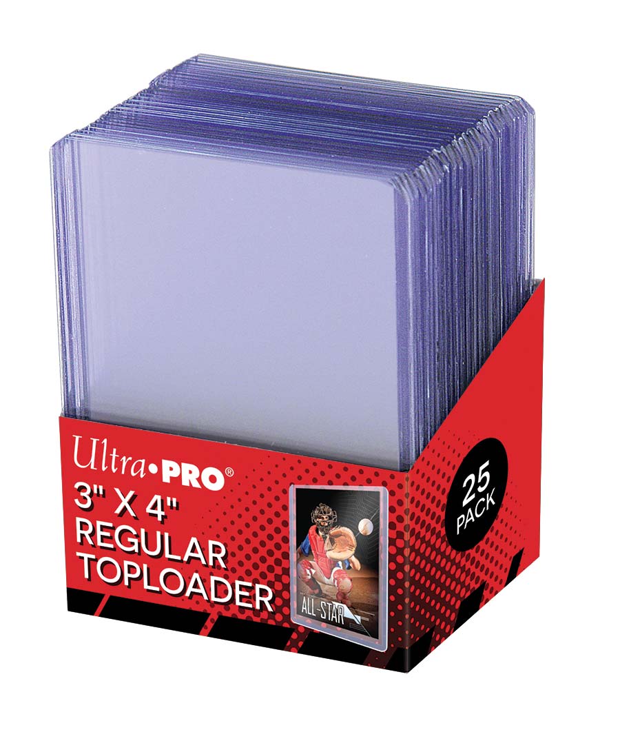 Ultra Pro 3x4 Regular Toploader 25pk