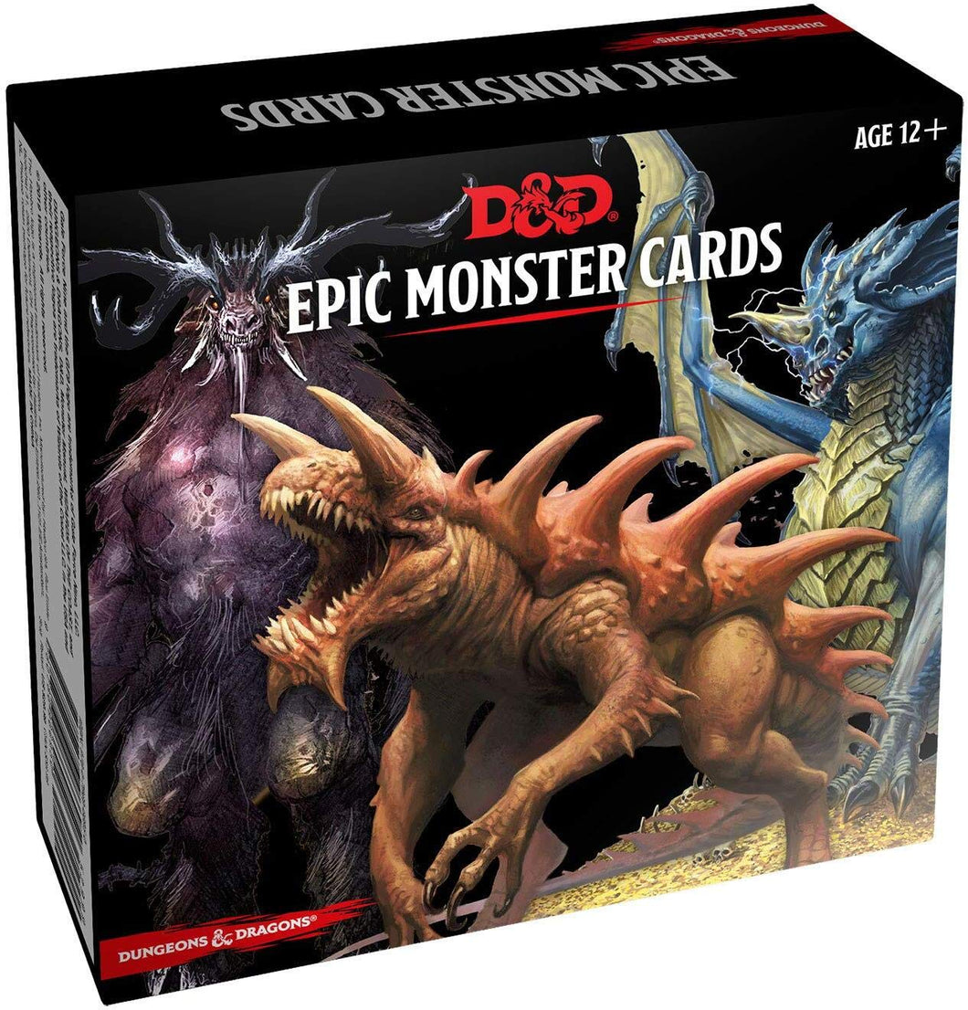 DUNGEONS AND DRAGONS EPIC MONSTER CARDS