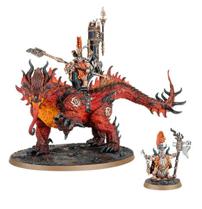 WARHAMMER AOS: FYRESLAYERS - AURIC RUNEFATHER ON MAGMADROTH