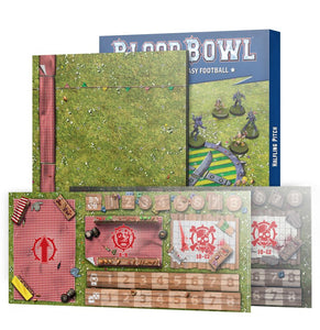 Blood Bowl Halfling Pitch: Double-sided Pitch and Dugouts