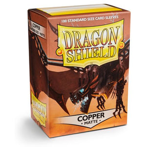DRAGON SHIELD SLEEVES: MATTE COPPER (BOX OF 100)