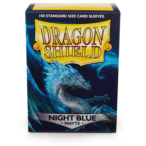 DRAGON SHIELD SLEEVES: MATTE NIGHT BLUE (BOX OF 100)