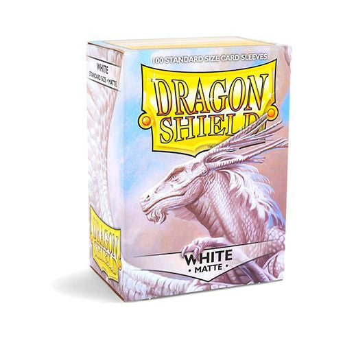 DRAGON SHIELD SLEEVES: MATTE WHITE (BOX OF 100)