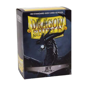 DRAGON SHIELD SLEEVES: MATTE JET (BOX OF 100)