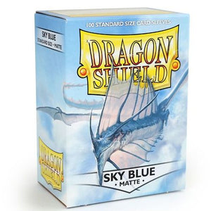 DRAGON SHIELD SLEEVES: MATTE SKY BLUE (BOX OF 100)