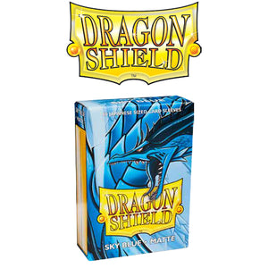 DRAGON SHIELD SLEEVES: JAPANESE MATTE SKY BLUE (BOX OF 60)
