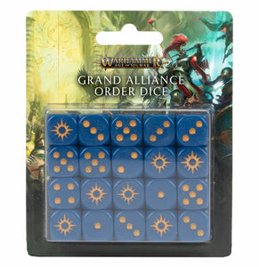 WARHAMMER AOS GRAND ALLIANCE ORDER DICE SET