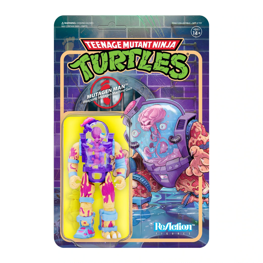 TMNT MUTAGEN MAN SUPER7 AF WITH MUTAGEN MACHINE GUN