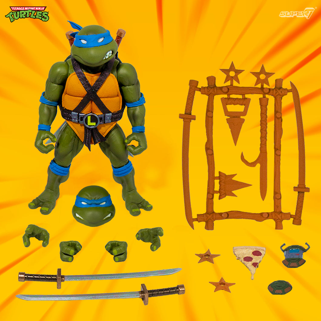 TMNT ULTIMATES WAVE 2 LEONARDO ACTION FIGURE