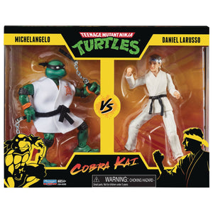 TMNT X COBRA KAI MICHELANGELO VS DANIEL LARUSSO AF 2PK (Net)