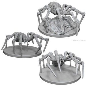 DUNGEONS AND DRAGONS: NOLZUR'S MARVELOUS UNPAINTED MINIATURES -W10-SPIDERS