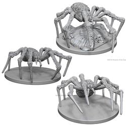 DUNGEONS AND DRAGONS: NOLZUR'S MARVELOUS UNPAINTED MINIATURES -W1-SPIDERS
