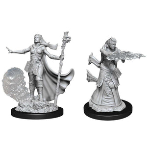 DUNGEONS AND DRAGONS: NOLZUR'S MARVELOUS UNPAINTED MINIATURES -W11-FEMALE HUMAN WIZARD