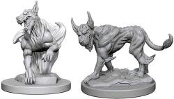 DUNGEONS AND DRAGONS: NOLZUR'S MARVELOUS UNPAINTED MINIATURES -W1-BLINK DOGS
