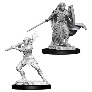 DUNGEONS AND DRAGONS: NOLZUR'S MARVELOUS UNPAINTED MINIATURES -W10-FEMALE HUMAN PALADIN
