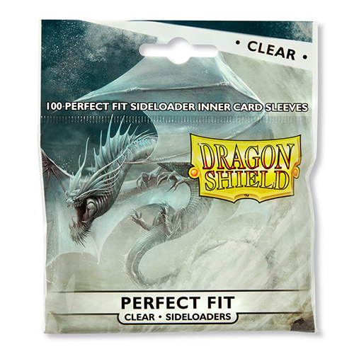 Dragon Shield Perfect Fit Sideloaders Inner Card Sleeves Clear