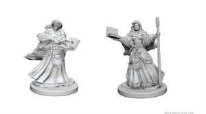 DUNGEONS AND DRAGONS: NOLZUR'S MARVELOUS UNPAINTED MINIATURES -W1-FEMALE HUMAN WIZARD