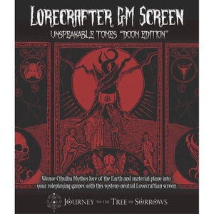 LORECRAFTER DM SCREEN: UNSPEAKABLE TOMES (DOOM EDITION)