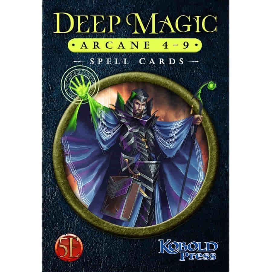 D&D DEEP MAGIC (FIFTH EDITION): ARCANE 4-9 SPELL CARDS