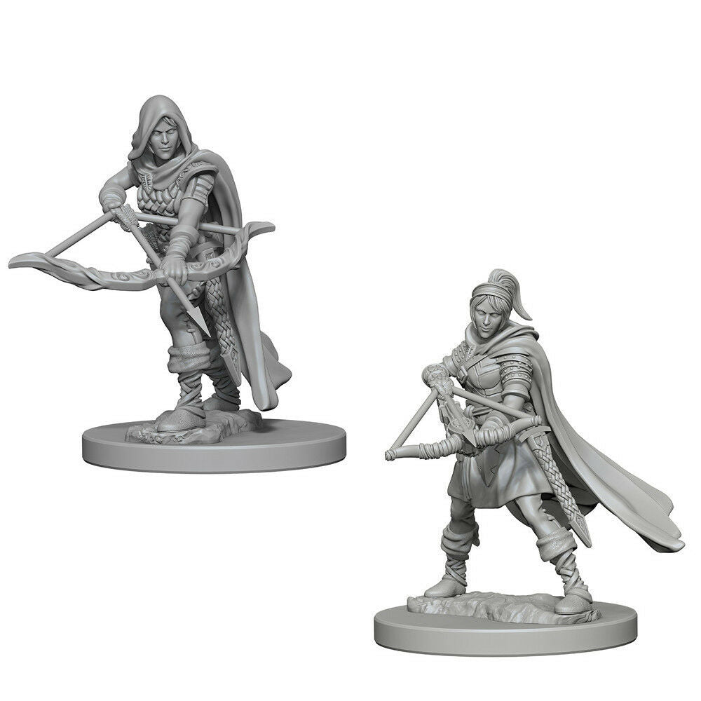DUNGEONS AND DRAGONS: NOLZUR'S MARVELOUS UNPAINTED MINIATURES -W1-FEMALE HUMAN RANGER