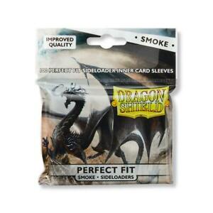 Dragon Shield Perfect Fit Sideloaders Inner Card Sleeves Smoke