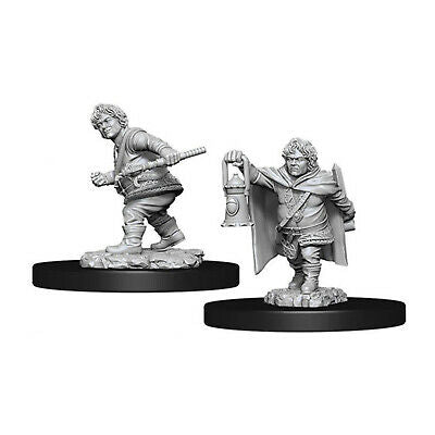 DUNGEONS AND DRAGONS: NOLZUR'S MARVELOUS UNPAINTED MINIATURES -W11-MALE HALFLING ROGUE