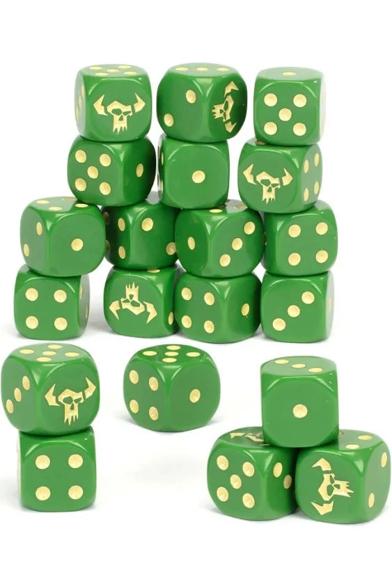 WARHAMMER 40K ORKS DICE SET