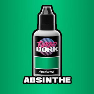 TURBO DORK: METALLIC ACRYLIC PAINT: Absinthe (20ml Bottle)