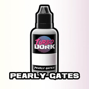 TURBO DORK: METALLIC ACRYLIC PAINT: Pearly Gates (20ml Bottle)