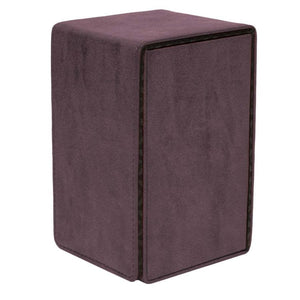 ULTRA PRO: SUEDE COLLECTION ALCOVE TOWER DECK BOX: AMETHYST