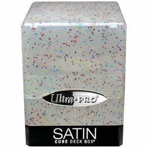 ULTRA PRO MTG SATIN DECK BOX: GLITTER CLEAR