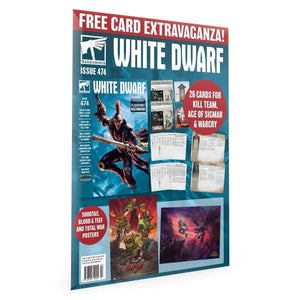 WARHAMMER WHITE DWARF ISSUES (#468, 469, 470, 471, 473, 474, 476)