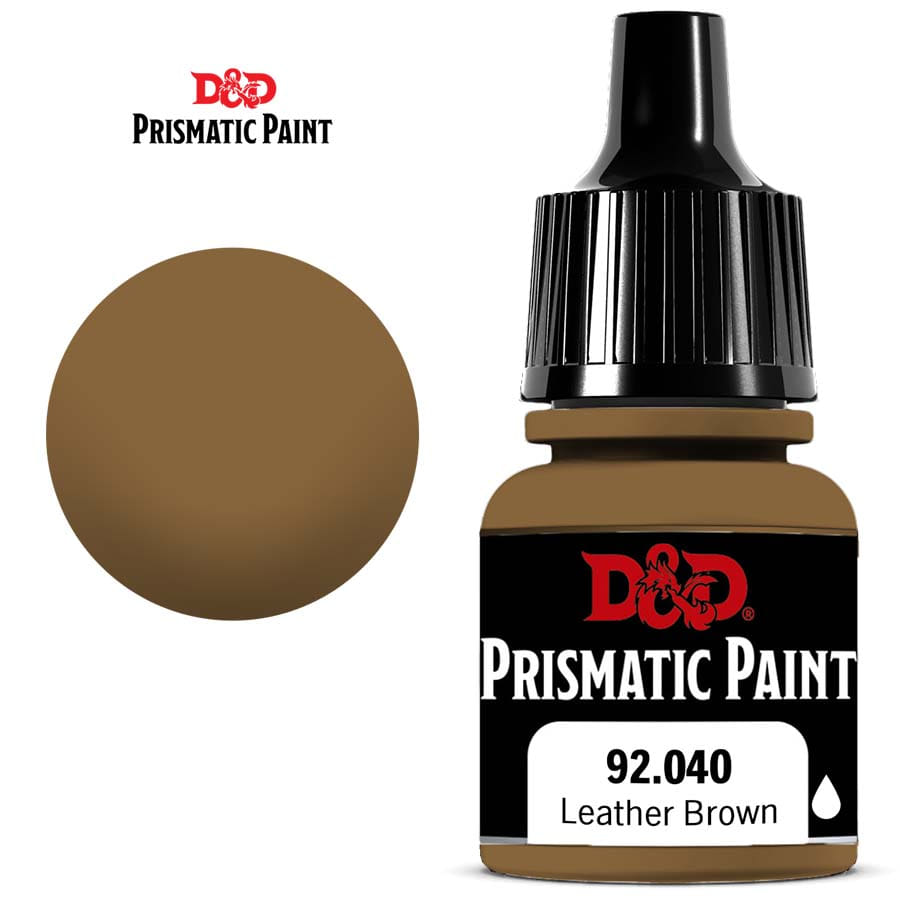 DUNGEONS AND DRAGONS: PRISMATIC PAINT: LEATHER BROWN (92.040)