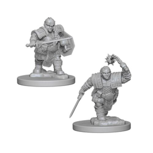 DUNGEONS AND DRAGONS: NOLZUR'S MARVELOUS UNPAINTED MINIATURES -W2-FEMALE DWARF FIGHTER