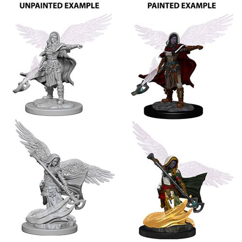 DUNGEONS AND DRAGONS: NOLZUR'S MARVELOUS UNPAINTED MINIATURES -W4-FEMALE AASIMAR WIZARD