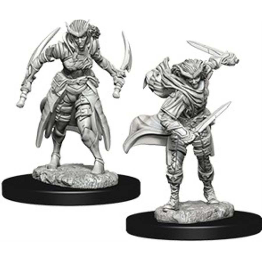 DUNGEONS AND DRAGONS: NOLZUR'S MARVELOUS UNPAINTED MINIATURES -W7-FEMALE TIEFLING ROGUE