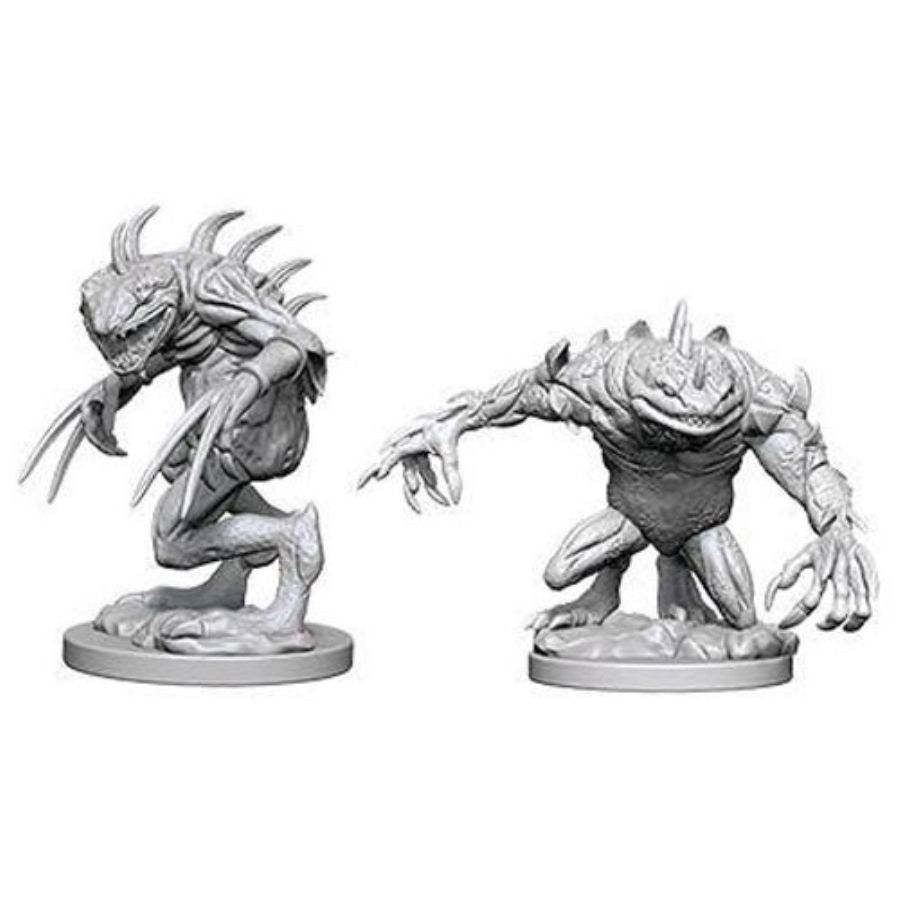 DUNGEONS AND DRAGONS: NOLZUR'S MARVELOUS UNPAINTED MINIATURES -W5-GREY SLAAD AND DEATH SLAAD