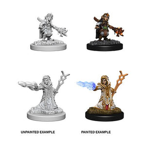 DUNGEONS AND DRAGONS: NOLZUR'S MARVELOUS UNPAINTED MINIATURES -W6-FEMALE GNOME WIZARD