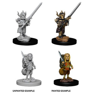 DUNGEONS AND DRAGONS: NOLZUR'S MARVELOUS UNPAINTED MINIATURES -W6-MALE HALFLING FIGHTER