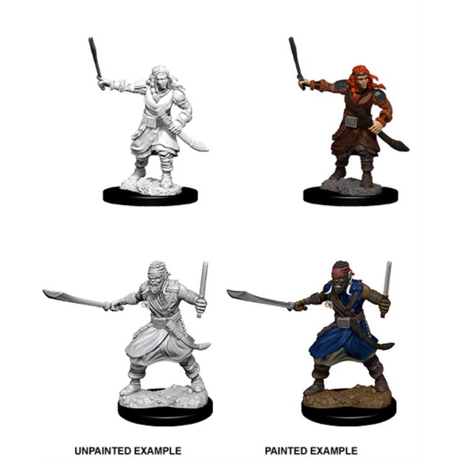 DUNGEONS AND DRAGONS: NOLZUR'S MARVELOUS UNPAINTED MINIATURES -W8-BANDITS