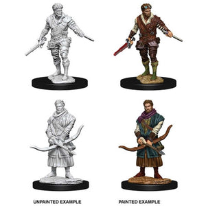 DUNGEONS AND DRAGONS: NOLZUR'S MARVELOUS UNPAINTED MINIATURES -W9-MALE HUMAN ROGUE