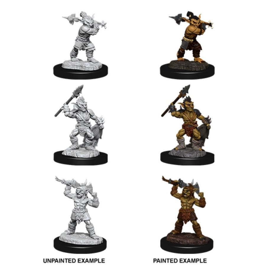 DUNGEONS AND DRAGONS: NOLZUR'S MARVELOUS UNPAINTED MINIATURES: W12 GOBLINS AND GOBLIN BOSS