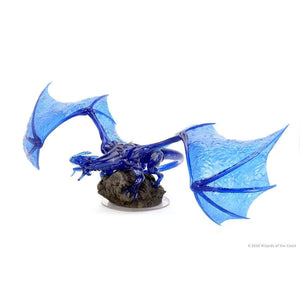 DUNGEONS AND DRAGONS MINIATURES: ICONS OF THE REALMS: SAPPHIRE DRAGON PREMIUM FIGURE
